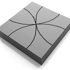 Тротуарная плитка "Круги" 35x35